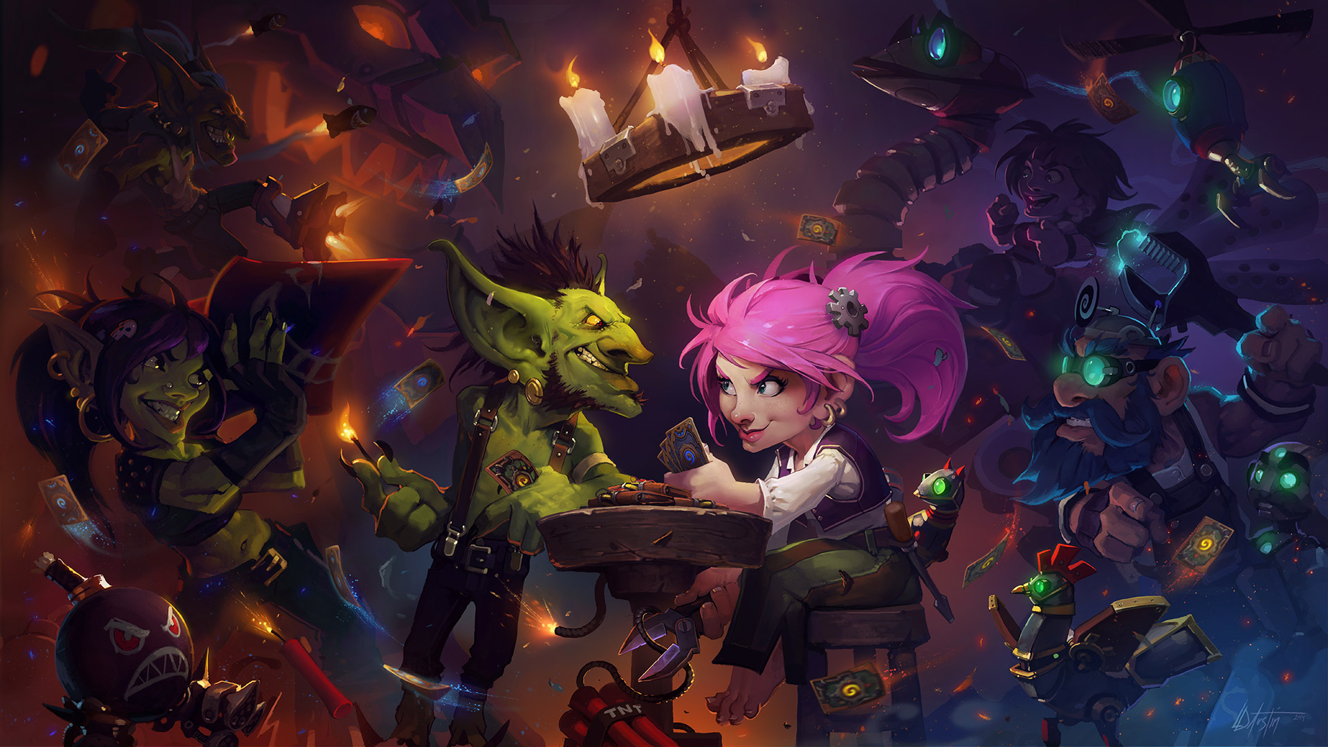 Hearthstone Expansion Card Set Goblins Vs Gnomes Announced Wowhead News