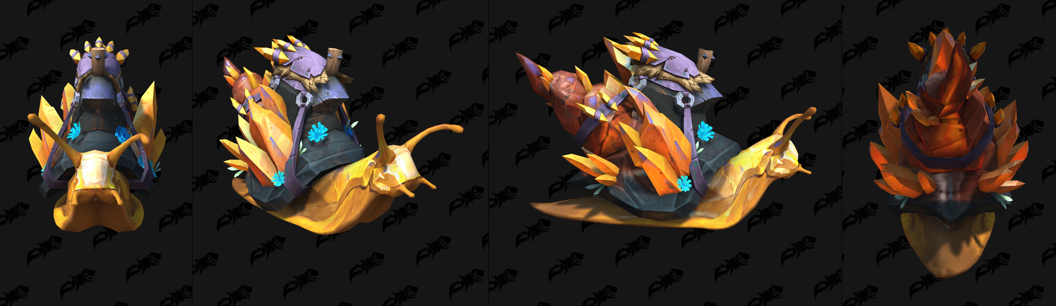 New Orange Crystal Snail Mount Model Datamined In Patch Wowhead