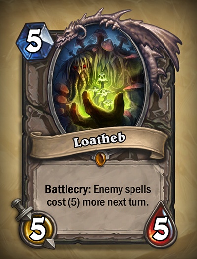 Loatheb - Legendary Minion in Curse of Naxxramas (Hearthstone)
