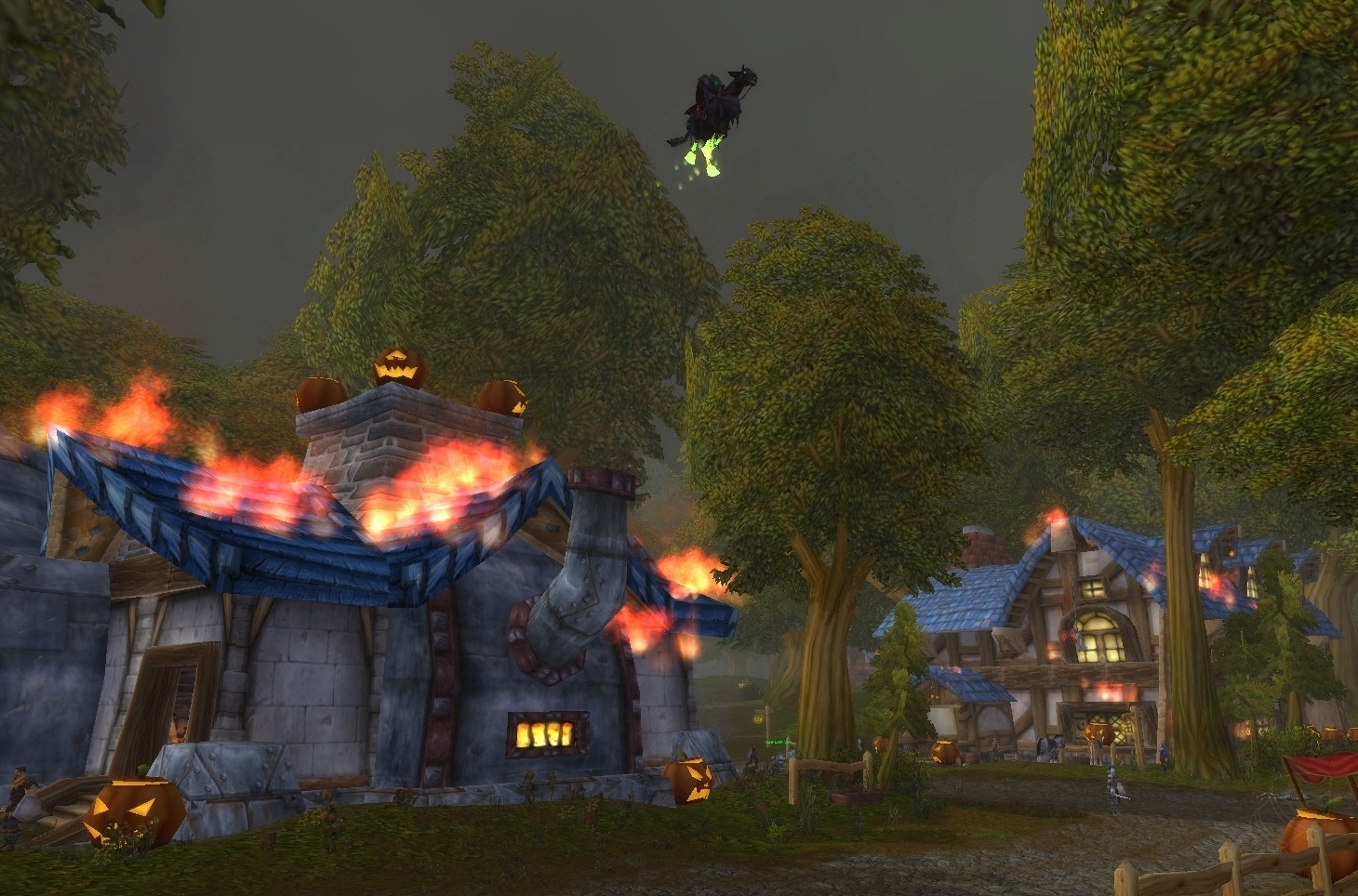 Afin de valider le haut-fait, votre faction doit éteindre tous les feux du village !