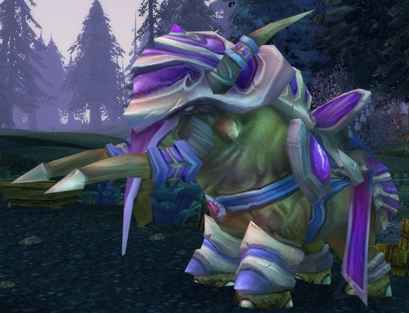 Great Purple Elekk NPC WotLK Classic