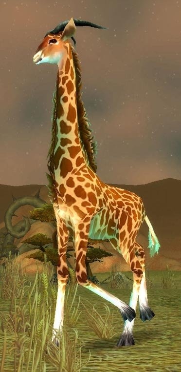 Girafe Errante Des Tarides PNJ World Of Warcraft Classic