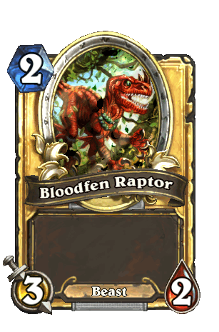 Daily Card Discussion Thread #345 - Bloodfen Raptor | July 4th, 2016 ...