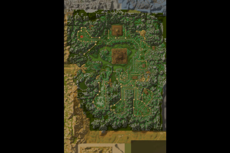 The map of Zul'Gurub