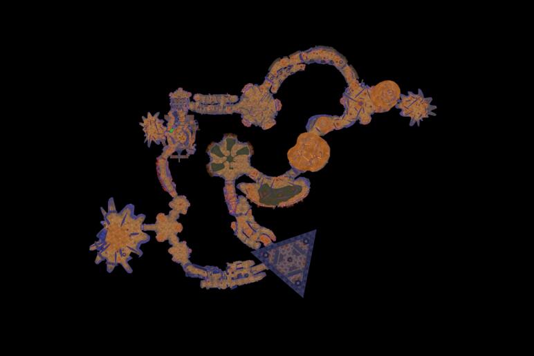 The map of Temple of Ahn'Qiraj