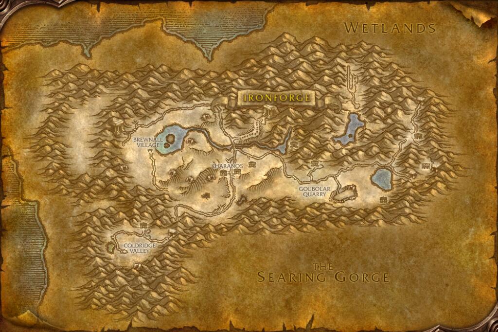 Dun Morogh map: Eric Brighthammer at 46.6, 53.8