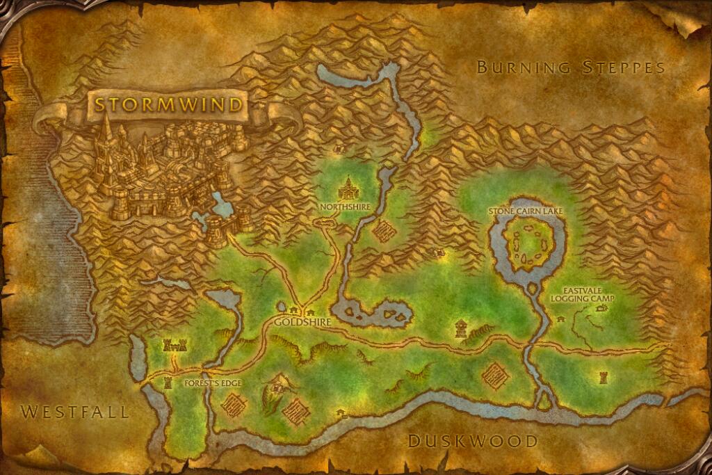 Elwynn Forest map. Reported location · Elwynn Forest at 65.4, 70.1.