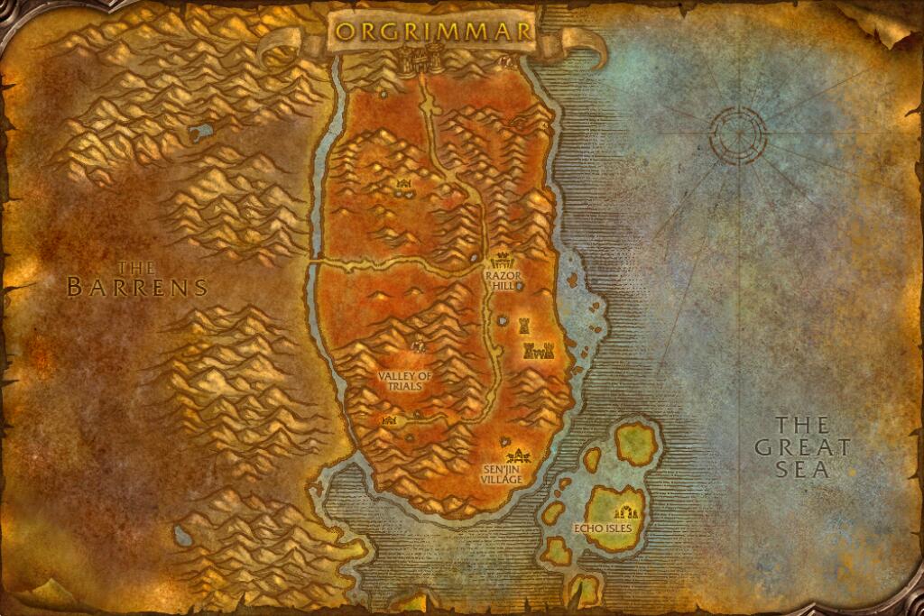 Durotar map: Brakk at 52, 47.2