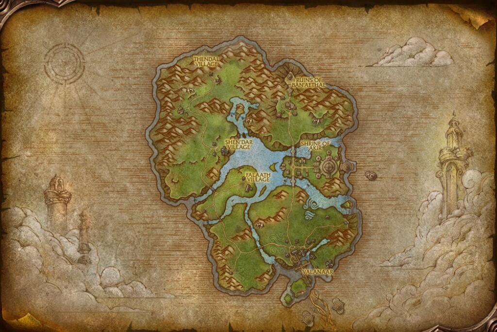 Zephras Isle map: Strange Hermit at 54, 39