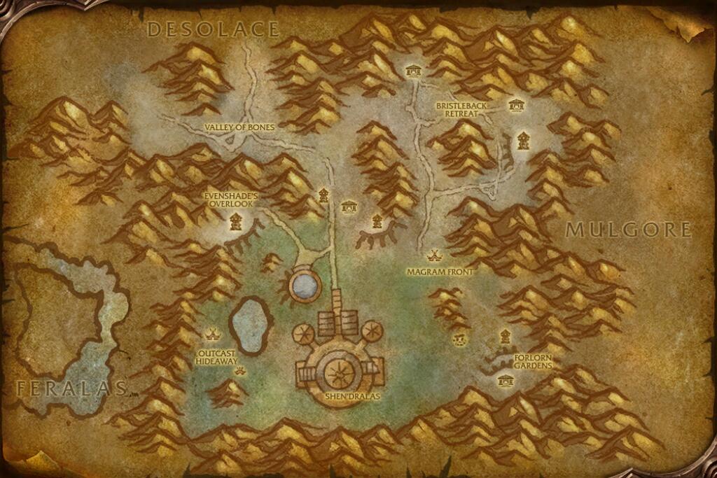 Shen'dralas map: Haggard Bones laid to rest at 38.6, 29.8