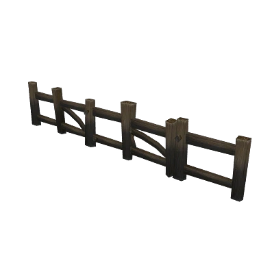 Увядающий деревянный забор