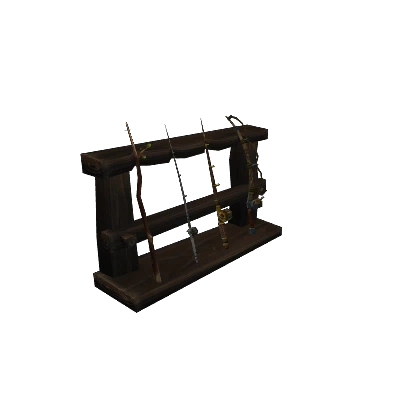 Рыболовная стойка в заливе Барадин