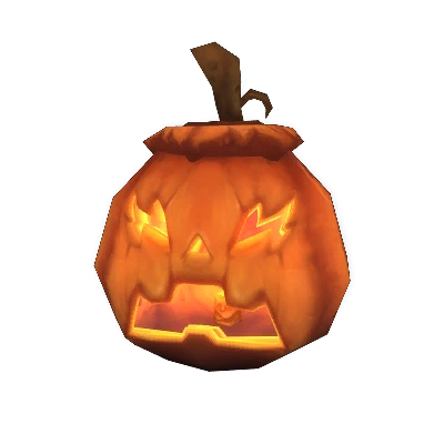 Candlelit Shrieking Jack-o'-Lantern