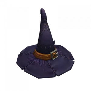 Chapeau de sorcière sanglé