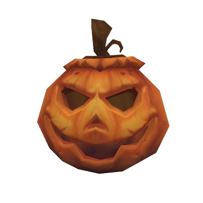 Unlit Smiling Jack-o'-Lantern