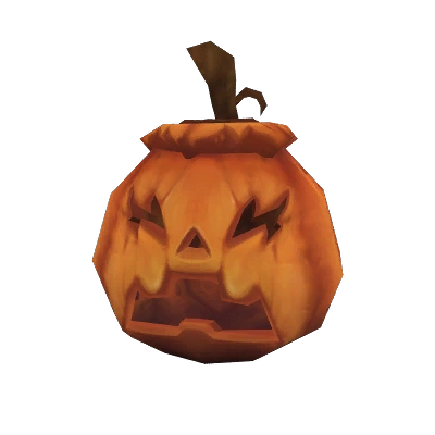 Unlit Shrieking Jack-o'-Lantern