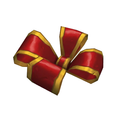 Red and Gold Bow