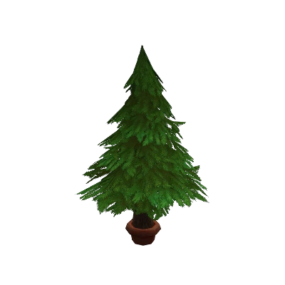 Pristine Winter Veil Pine Tree