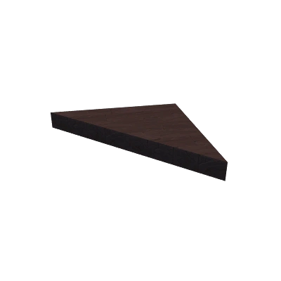 Large Triangular Wooden Tile