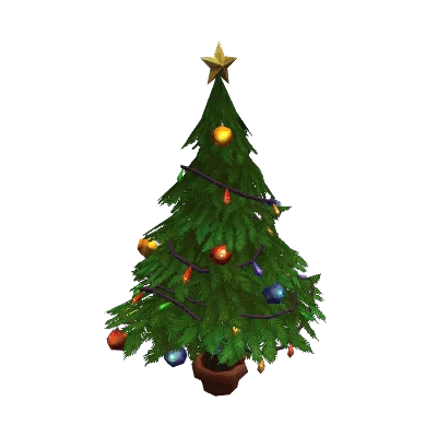 Star-Touched Winter Veil Pine Tree