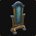Miroir sur pied renforcé de fer