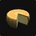 Brique de bienvenue terrestre en forme de fromage