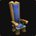 Haute chaise en bois robuste