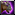 Icone monture coursier du vent violet rapide
