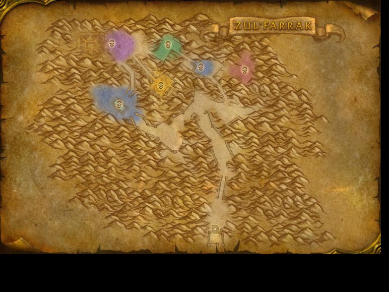 Map of Zul'Farrak