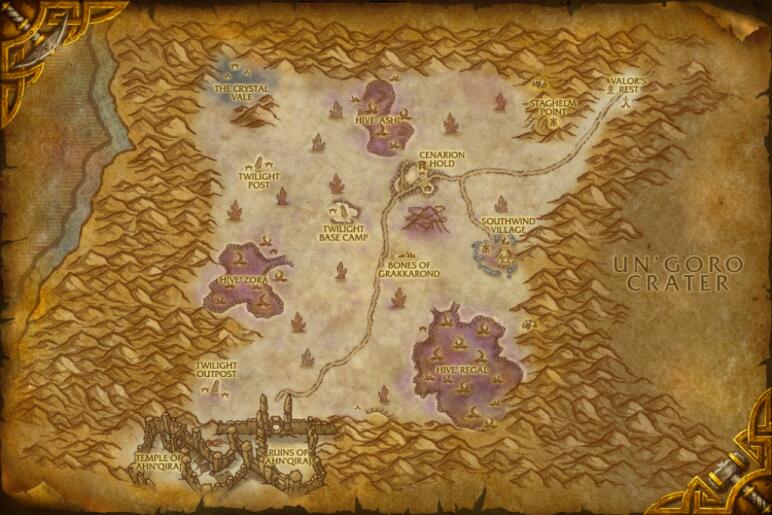 Map of Silithus