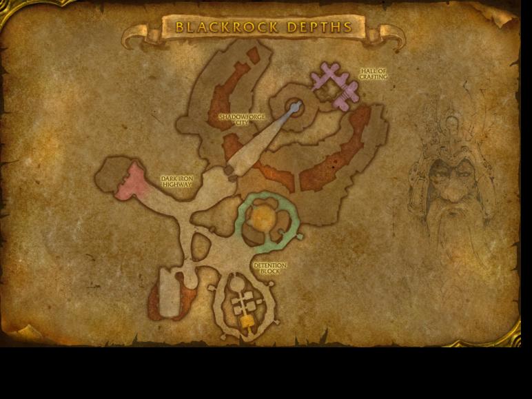 Map of Blackrock Depths