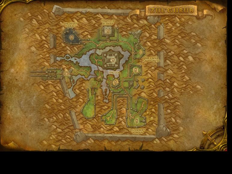 Map of Zul'Gurub