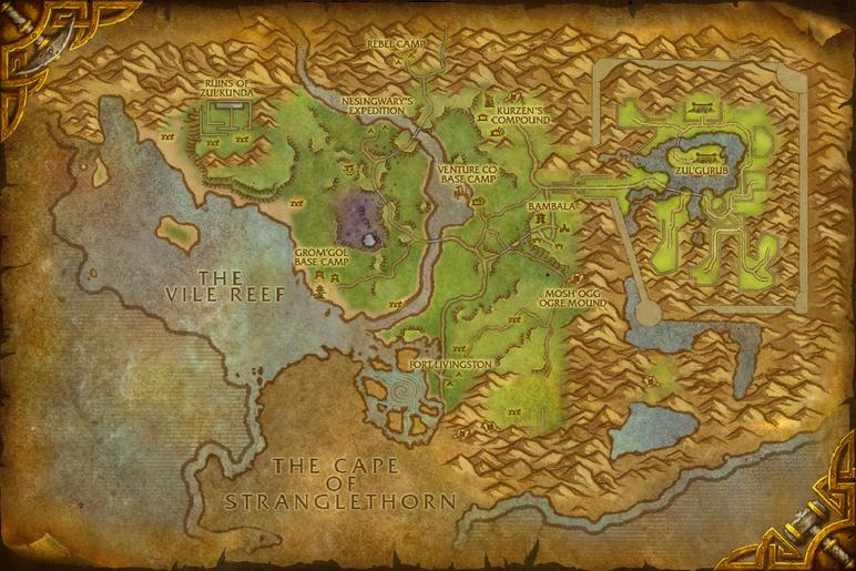 Map of Stranglethorn Vale