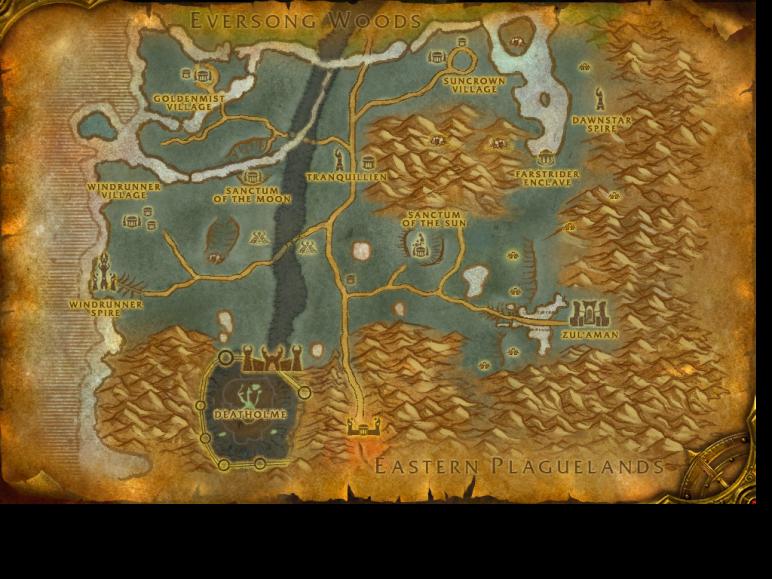 Map of Ghostlands