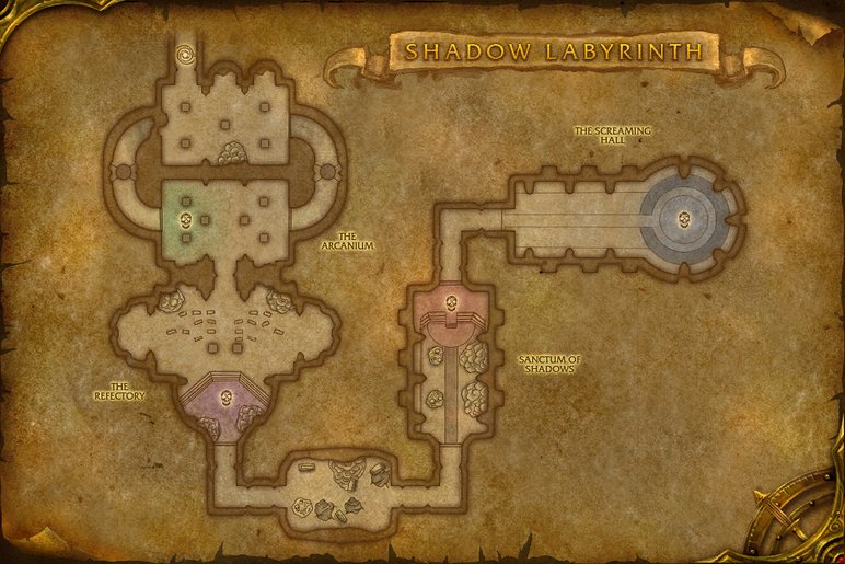Map of Shadow Labyrinth