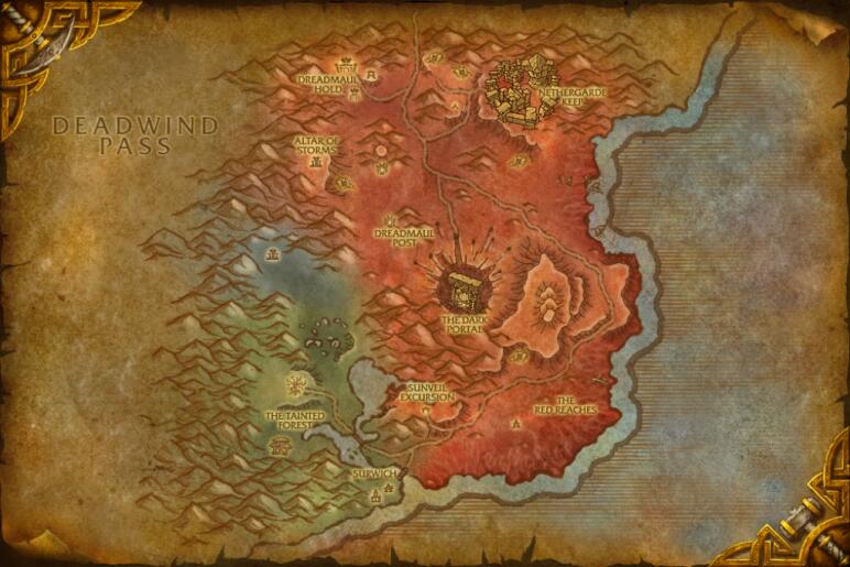 Map of Blasted Lands