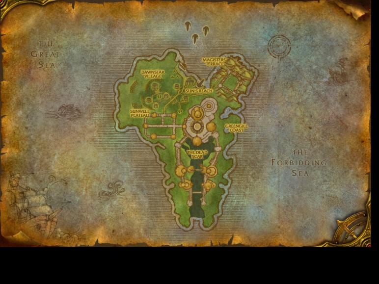 Map of Isle of Quel'Danas
