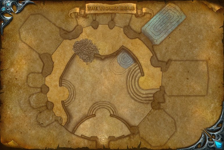 Map of The Violet Hold