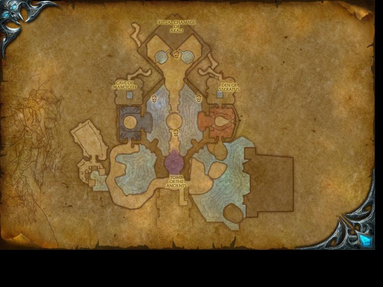 Map of Gundrak