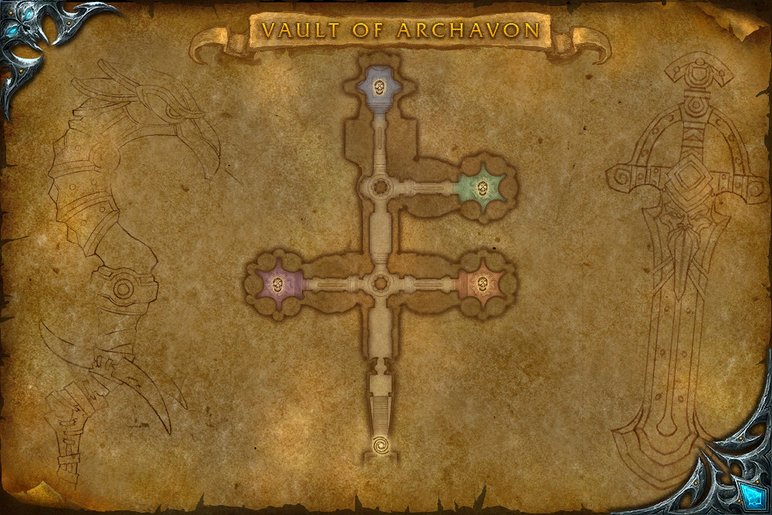 Map of Vault of Archavon