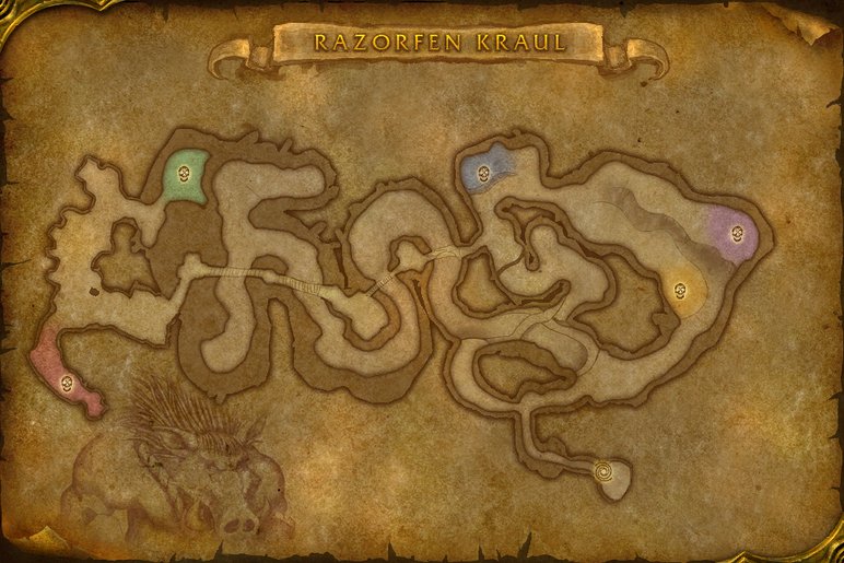 Map of Razorfen Kraul