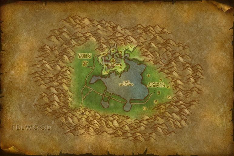 Map of Moonglade