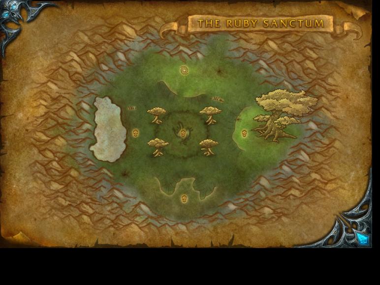 Map of The Ruby Sanctum