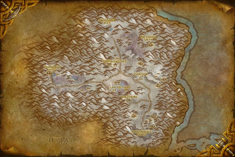 Map of Winterspring