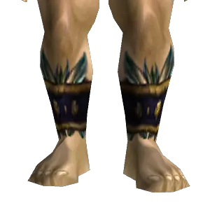 Ceremonial Leather Ankleguards