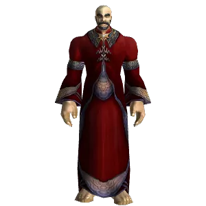 Crimson Silk Robe