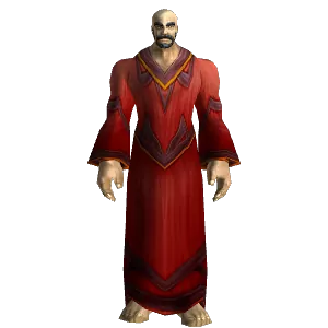 Red Linen Robe