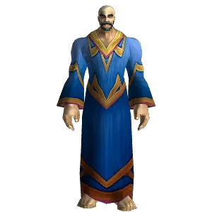 Blue Linen Robe