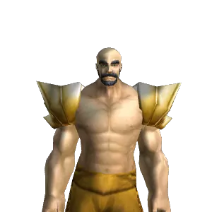 Golden Scale Shoulders