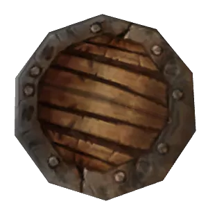 Worn Large Shield